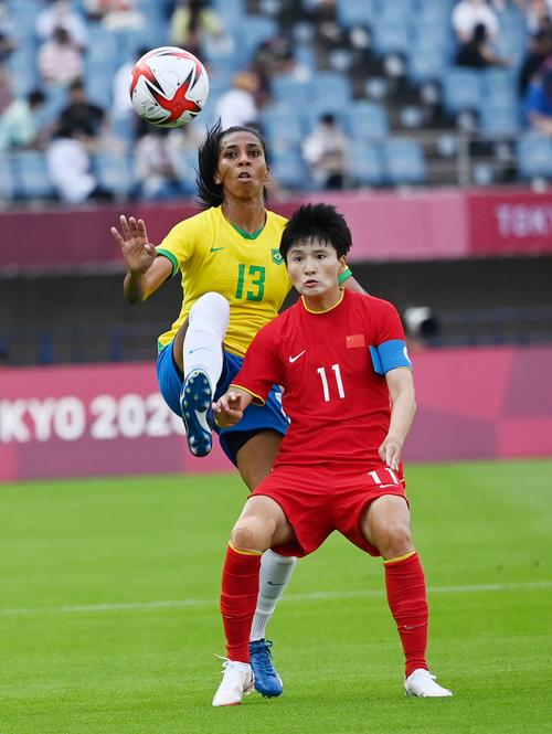 中国女足VS巴西女足的相关图片